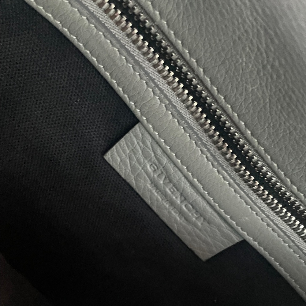 Givenchy Grey/ Silver Leather Crossbody Bag - image 5